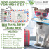 Lillian Ruff Travel Kit for Dogs | Dog Grooming Spray for Airline Travel, Dog Camping, Dog Beach | Deodorizing Waterless Dog Shampoo x4, Dog Breath Freshener, Dog Detangler Spray, Dog Ear Cleaner