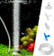 hygger Aquarium Air Stone Kit, Small Nano Bubbles for Fish Tank and Hydroponics, Stainless Steel Bubbler.