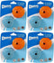 Chuckit Dog Fetch Toy Whistler Ball | Noisy Play Fits Launcher | Medium 8 Balls (4 Items)
