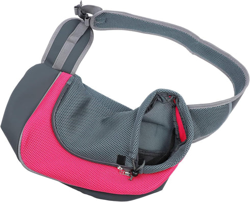Hands Free Dog and Cat Sling Carrier, Breathable Mesh Safe Pet Papoose Bag for Small Dogs Cats, Travel Puppy Carrier