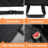 PETICON Waterproof Scratchproof Pet Bench Seat Covers for Cars, SUVs, Nonslip Durable Back Seat Cover for Dogs