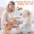 Sumind 6 Pcs Cat Collar Toy with Feather - Interactive Cat Stick Wand Toys with Bell for Indoor Kittens