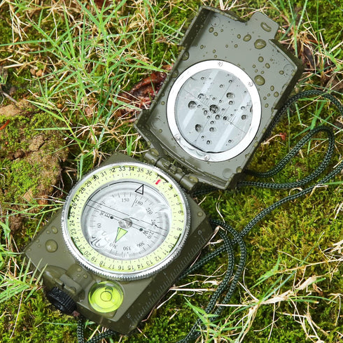 Sportneer Waterproof Shockproof Military Compass for Hiking, Climbing, Biking, Outdoor Activities