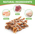 MON2SUN 5-7 Inch 15 Count 3 Inch 16 Count Triple Flavor Jerky Twist Sticks & Triple Flavor Chicken Wrapped Duck