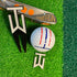 Golf Ball Marker with Hat Clip, Golf Alignment Ball Marker for Putting, Golf Divot Tool, Training Aid, Accessories Gift