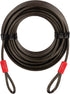 Heavy Duty Security Cable for Bike & Bicycle - 65 ft Universal Steel Looped Cable for Outdoor Generator Protection