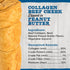 Best Bully Sticks Peanut Butter Beef Cheek Dog Treats - 4-Pack, Natural Collagen Chews