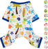 Dog Pajamas Pjs for Spring Summer - Soft Stretchy Onesies for Small Dogs, Cat Pet Jammies Outfit