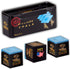 Pack of 3 Tiger Pool Cue Billiard Chalk - Blue