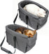BJOP Small Dog & Cat Car Seat, Detachable Seat, Console Fit, Adjustable Straps,
