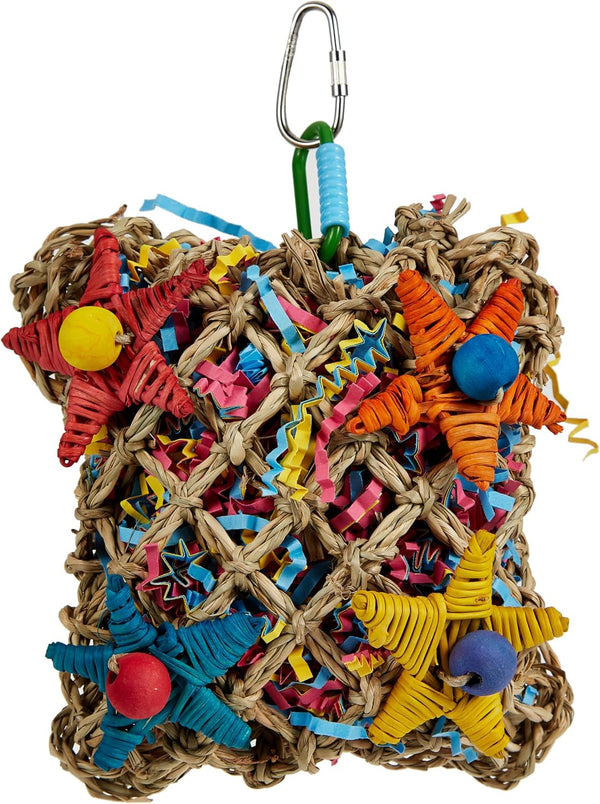Super Bird Creations SC208 Foraging Toy - Fun & Entertaining Animal Toy for Small Animals - Pickin’ Pocket Design - 5”