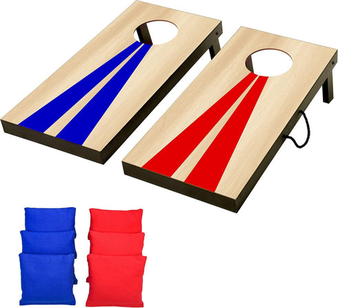 GoSports 2 ft x 1 ft Portable Size Cornhole Set - Ready