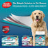 23"x24", 50 Count Simple Solution All Day Dog Pads, Disposable Puppy Training Pads with Lavender Scent, Leak Proof Pet