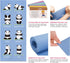 Garybank Kids Yoga Mat Set - Non-slip Exercise Mats with Fun Prints & 12 Yoga Cards for Kids