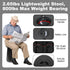 18" 800lbs ALEVMOOM Collapsible Stool, Max Weight, Heavy Duty Portable Retractable Folding Telescoping Foldable Camping