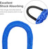 Jranter Bungee Dock Lines - 4 Feet Bungee Shock Cords for Boat, PWC, Jet Ski, Kayak, Canoe (4 Packs)