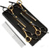 Set Dog Grooming Scissors Kit, Fcysy Professional Pet Shears for Cats at Home, Dog Grooming Tools with Curved