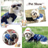 SILD Pet Clothes Dog Jeans Jacket, Cool Blue Denim Coat for Small Medium Dogs, Classic Puppy Hoodies