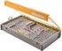 Plano EDGE 3700 Hook Utility Box, Clear/Yellow, Waterproof Tackle Storage Container for Fishing Hooks