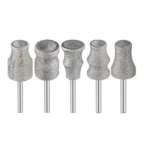 Diamond Dog Nail Grinder Bits - FOCSTOL 5pcs 1/8'' Rotary Bit for Dogs & Pets Nail Care