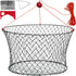 QualyQualy Crab Ring Trap Bait with Crab Gague Measure and Bait Clip