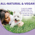 Halo Plant-Based Dog Treats with Peanut Butter and Banana, Vegan Dog Treat Pouch, 8oz bag