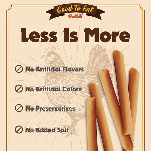 12 oz Gootoe Dog Treats, Chicken Jerky for Dogs - Premium Dog Training Treats; High-Protein, Gluten-Free