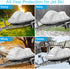 SPORTYOUTH Jet Ski Cover for 3 Seater, Waterproof PWC Trailerable Cover, Fits Length 136" to 145", Heavy Duty