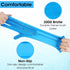Pet Grooming Gloves, Dog Washing Gloves with High-Density Teeth, Silicone Bathing Gloves for Dogs and Cats (Blue)