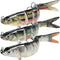 TRUSCEND Easy Catch Swimmax Fishing Lures, Magic Noisy Turbulent Wiggling Action for More Bites, Must-Have