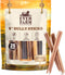 EVER FARM Odor-Free Standard Bully Sticks (6", 25 Pack) 100% Grass-Fed Beef Pizzle Dog