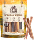 EVER FARM Odor-Free Standard Bully Sticks (6", 25 Pack) 100% Grass-Fed Beef Pizzle Dog