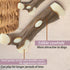 Dog Bones Chew Toys for Aggressive Chewers, 3 Pack Real Beef Flavor, Indestructible Teething Toys for All Breeds