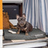 Furhaven Water-Resistant Cooling Gel Dog Bed for Medium/Small Dogs, Removable Washable Cover, Indoor/Outdoor Oxford