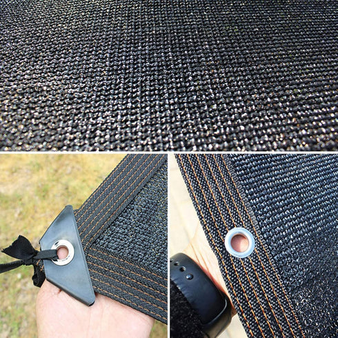 Dog Kennel Shade Cover - 95% Sunblock Shade Tarp Panel for Outdoor Dog House, Large Pet Crate, 10ft x 10ft
