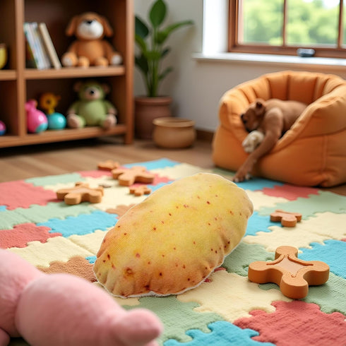 2025 Vegetable Dog Toy, New Potato Food Shape, Cute Toys Chew Toys for Small Medium Large Dogs Squeak ToysThis Product