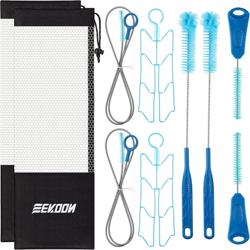 Hydration Bladder Cleaning Kit, Water Bladders Cleaner Set with Long Brush, Valve Brush, and Drying Frame