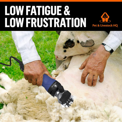 6 Sheep Shears Heavy Duty with Adjustable Speeds - Professional Electric Clippers Farm Livestock - Shearing Machine