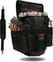 PowerNet Soft Bucket Carry Bag with Shoulder Strap & Pocket Organizer for Softball & Baseball Gear (Softside)