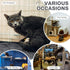 8 Pcs Self Warming Cat Mat, 16"x20" Thermal Pet Crate Pad, Washable Dog Cat Bed, Non-Slip Bottom, Gray