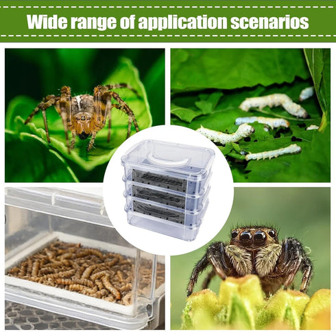 Genrico 4 Flour Breeding Kit Breeding Kit with Mesh of Levels | for with Handle | for Sugar Petaurus, Reptiles