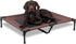 Internet's Best BIRDROCK Home Dog Cot - Elevated Dog Bed, 36 x 30, Cool Breathable Mesh, Medium, Brown