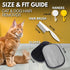 2 2 1 Pet Hair Removal Gloves for Cats & Dogs Gloves, Hangers & Comb, Double-Sided Reusable Electrostatic Mitts