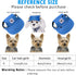 Geyoga 4 Pcs Dog Baseball Cap, Sun Protection Visor Hats with Ear Holes and Adjustable Chin Strap for Small Pets