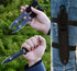 GASHER Lightweight Scuba Diving Knife with Sheath & Leg Straps, Razor Sharp Diving Equipment for Water Sports