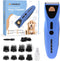 We Love Doodles Dog Clippers for Thick Coats - Powerful Cordless Trimmer with 8 Detachable Blades