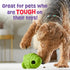 Brightkins Tough & Tumble Treat Dispenser - Small Gnome Interactive Dog Puzzle Toys for All Breeds