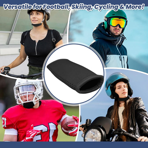 Aosekaa Football Chin Pad,Chin Strap Cushion,Easy to Install,Chin Strap Cover,Jaw Pad