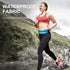 Jueachy Waterproof Running Belts for Women, Adjustable Fanny Pack Waist Pouch with Phone Holder & Headphone Port