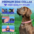 TECEUM Reflective Dog Collar – Pink – M – Basic Nylon Pet Collar, Quick Release Buckle